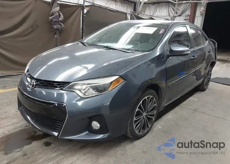 2015 Toyota Corolla S Plus z USA, uszkodzony, nr VIN 5YFBURHE9FP329098